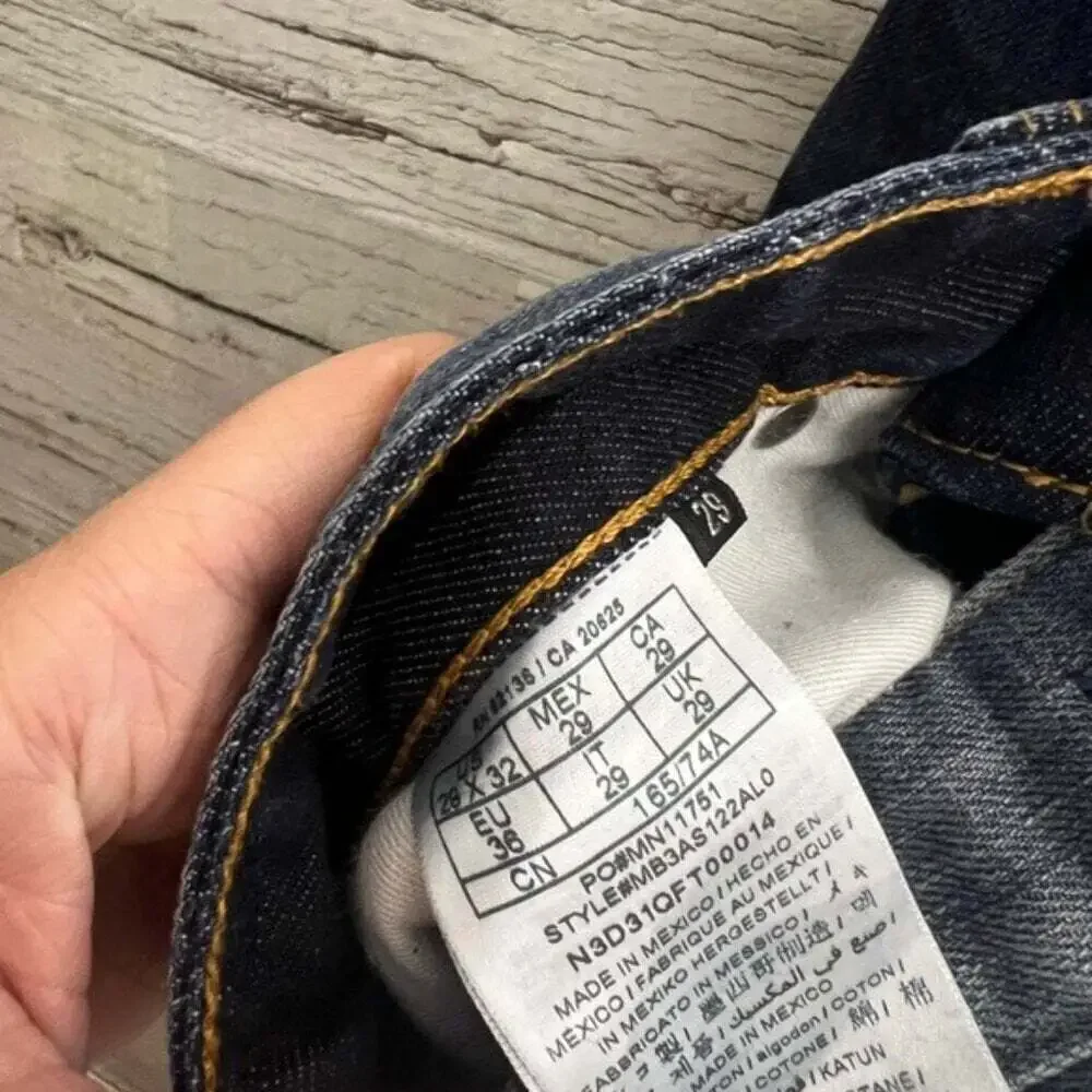 Guess Men's Slim Straight jeans Blue Denim Size size 29